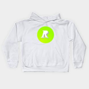 Letter R With Circle Kids Hoodie